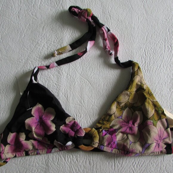 BECCA INC Purple Floral Bikini - Sz S - NEW - Picture 4 of 12